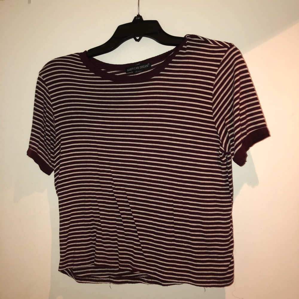 Short Sleeved Striped Top